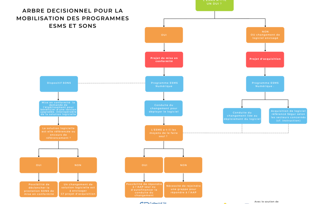 Arbre décisionnel pour la mobilisation des programmes ESMS et SONS