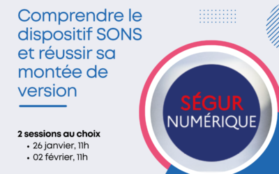 Webinaires d’information – Dispositif SONS