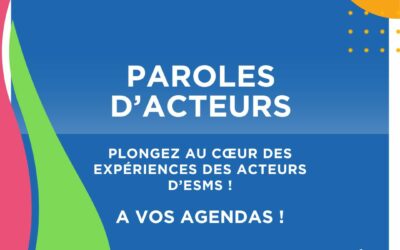 Les webinaires “Paroles d’acteurs” en replay